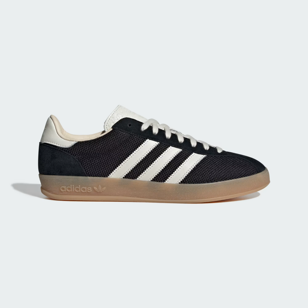 adidas Gazelle Indoor PRO Trainers in Black/Off White/Warm Sandstone