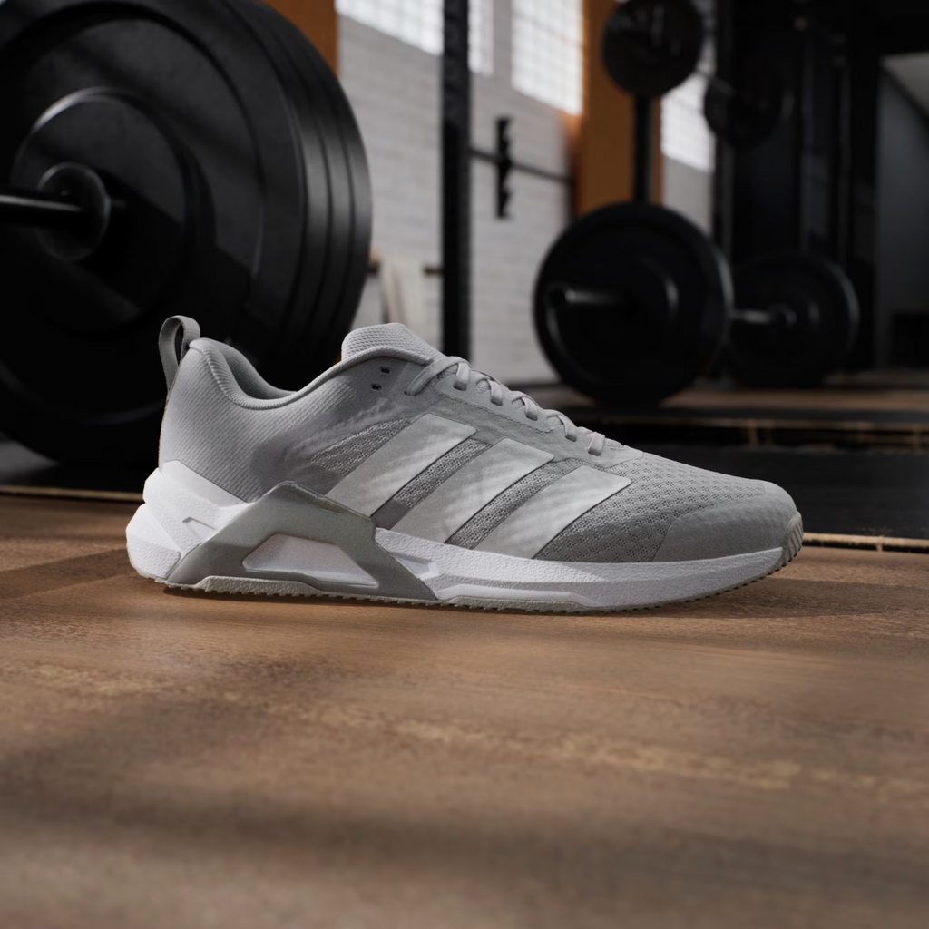 Adidas Gym & Training Dropset Control Trainer Shoes in Grey Two/Cloud White