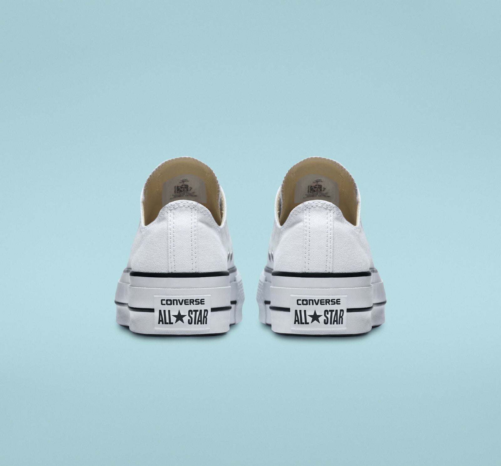  Converse Chuck Taylor All Star Platform Canvas Iconic Shoes White 