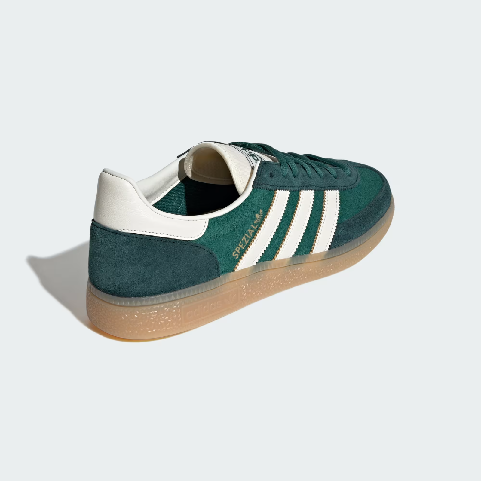 Adidas Handball Spezial Shoes in Collegiate Green/Off White/Aurora Ivy