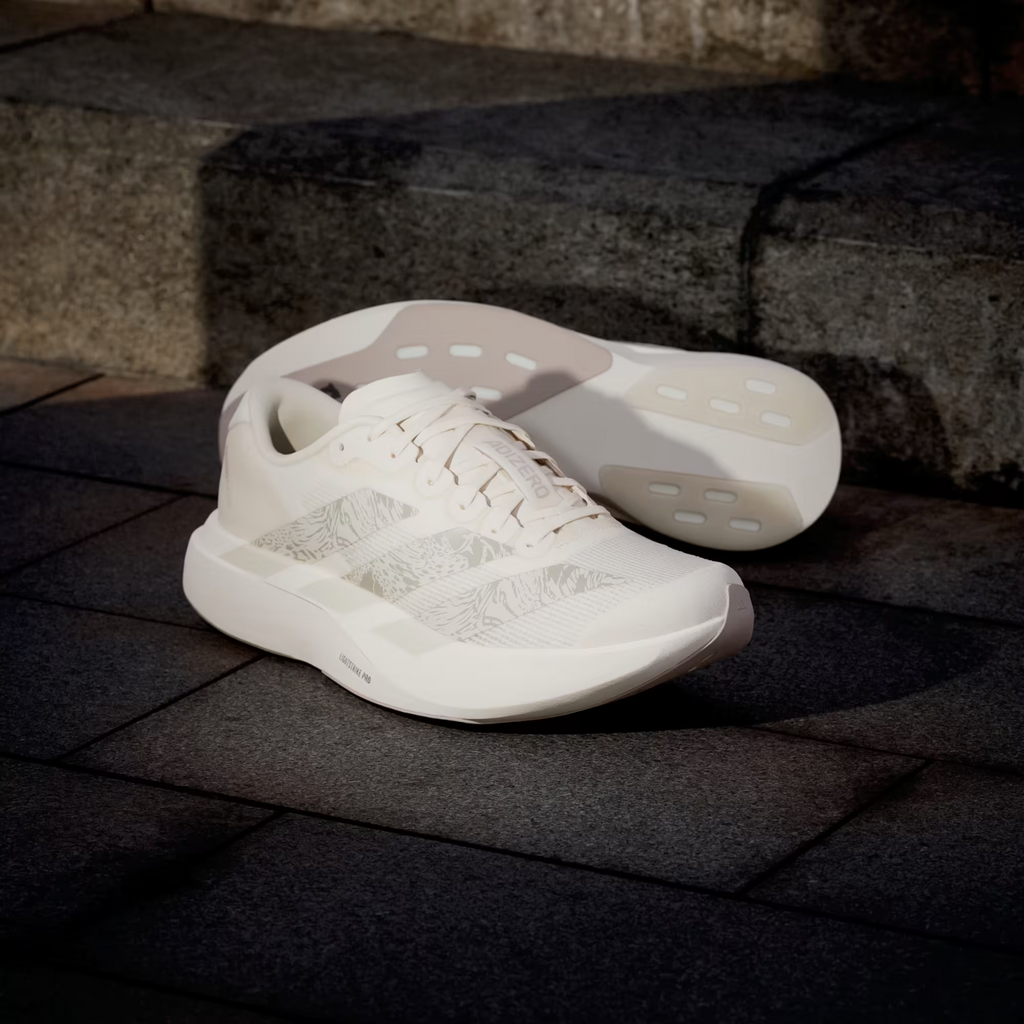 Adidas Adizero Evo SL Women's Shoes in Wonder White/Crystal Linen