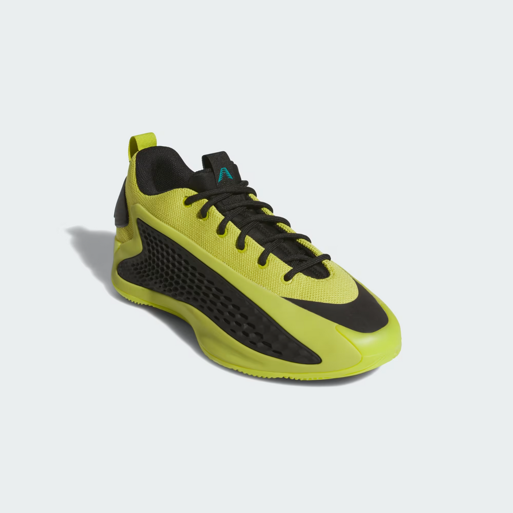 Adidas Basketball Anthony Edwards 1 Low Trainers in Preloved Lime/Black Shoes