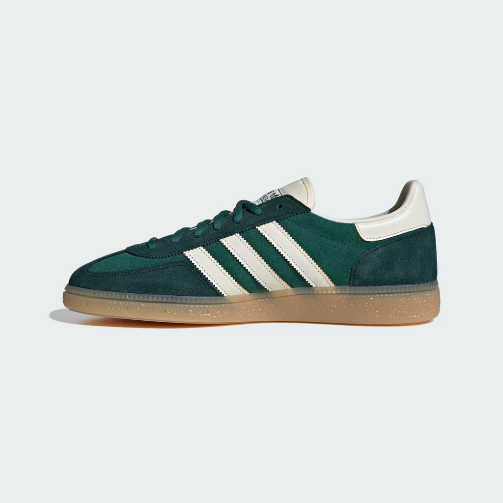 Adidas Handball Spezial Shoes in Collegiate Green/Off White/Aurora Ivy