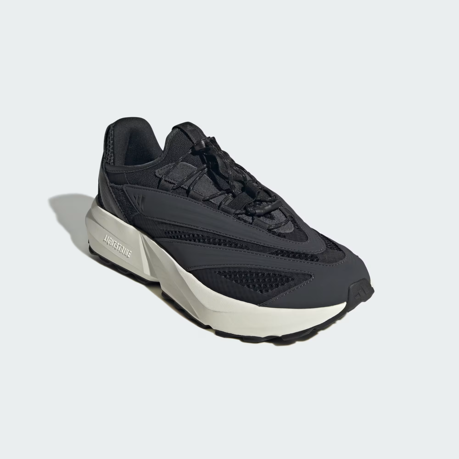 Adidas Lightblaze Vista Men's Shoes in Carbon/Core Black/Grey Six