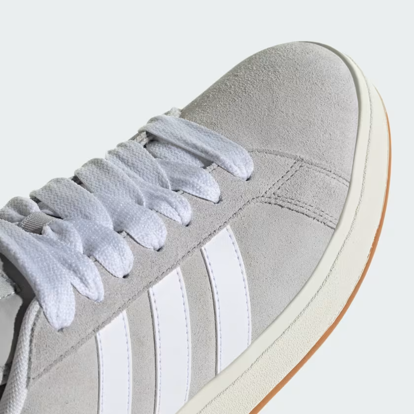 Adidas Grand Court Base 00s Shoes in Grey Two / Cloud White / Gum