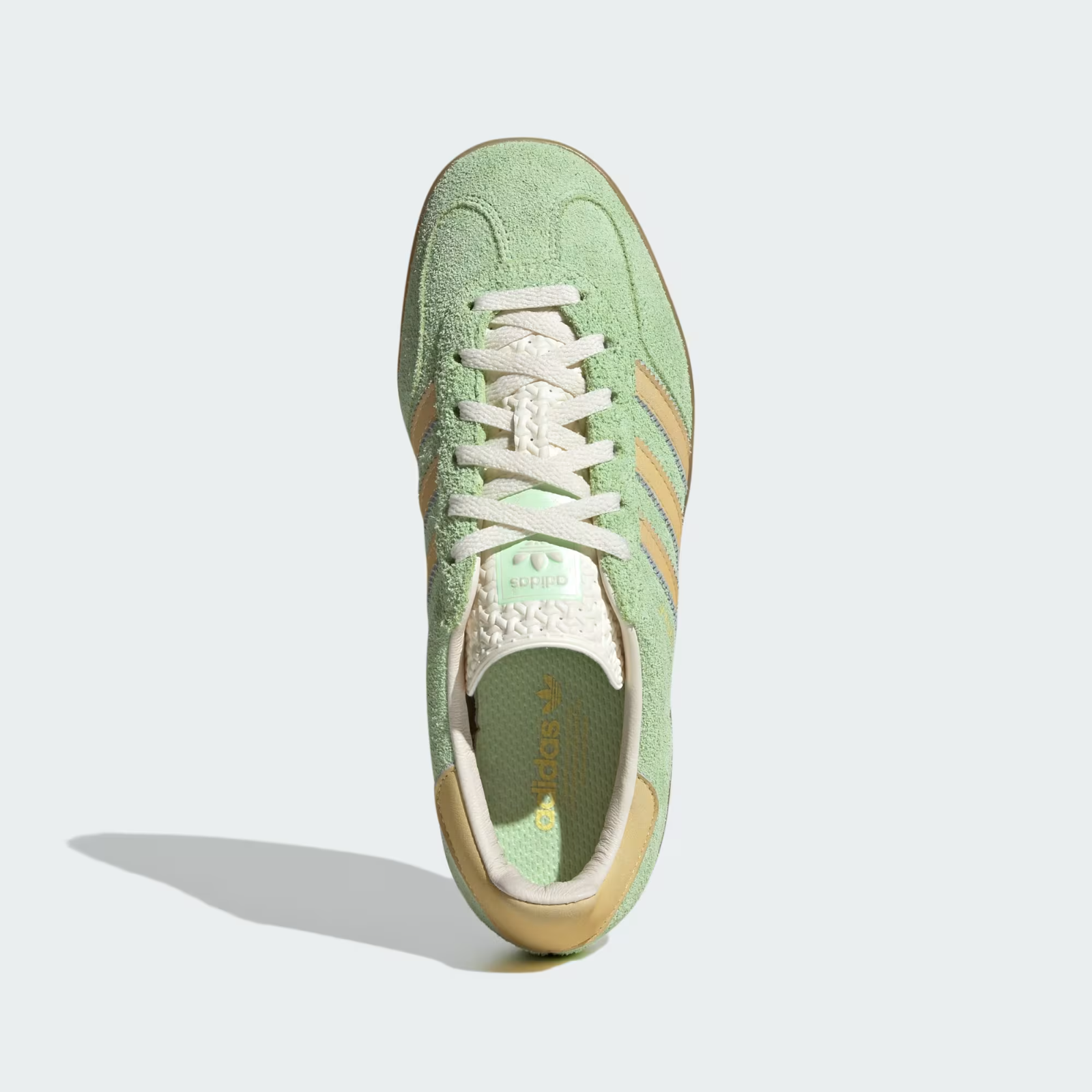 adidas Originals Gazelle Indoor Shoes in Semi Green Spark / Almost Yellow