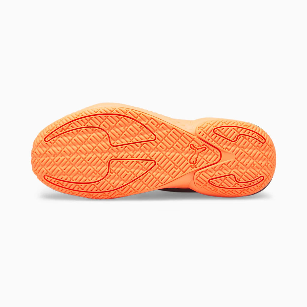 Puma Men's Court Rider 2.0 Basketball Shoes in Black and Orange