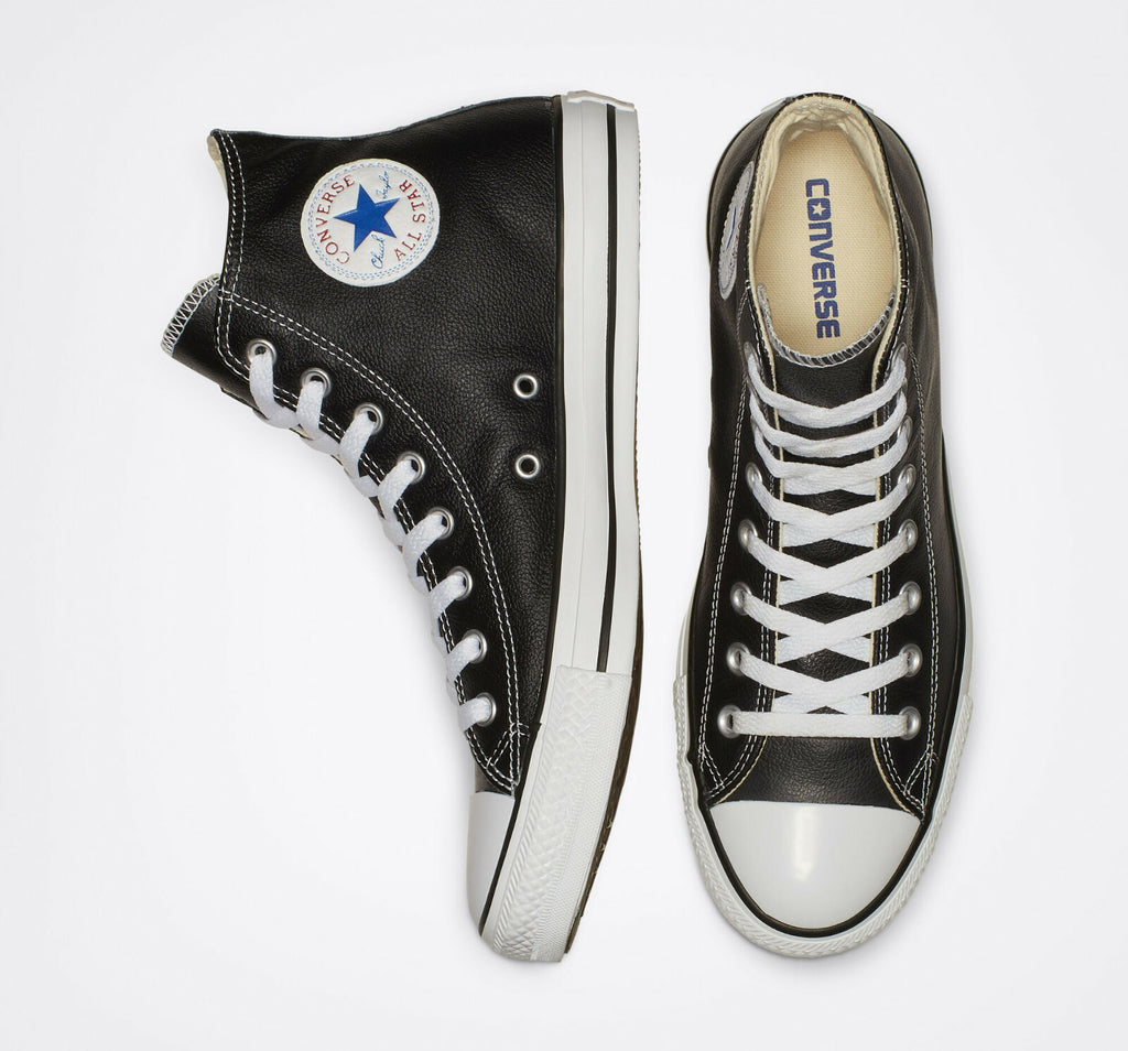  Converse Chuck Taylor All Star Leather CLASSIC Shoes Black