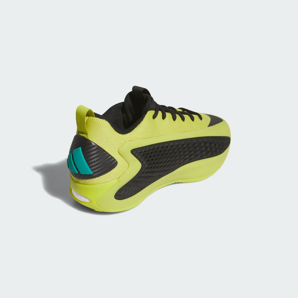 Adidas Basketball Anthony Edwards 1 Low Trainers in Preloved Lime/Black Shoes