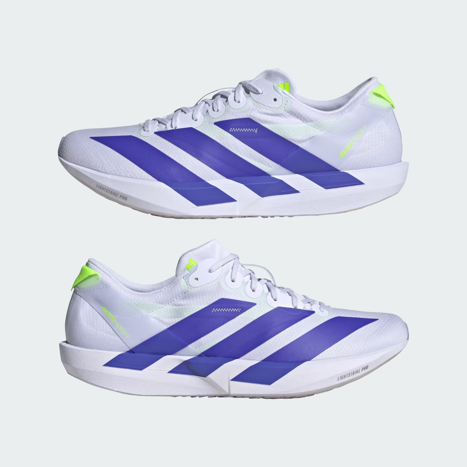 Adidas Adizero Adios 9 Men's Running Shoes in Frozen Purple/Solar Purple