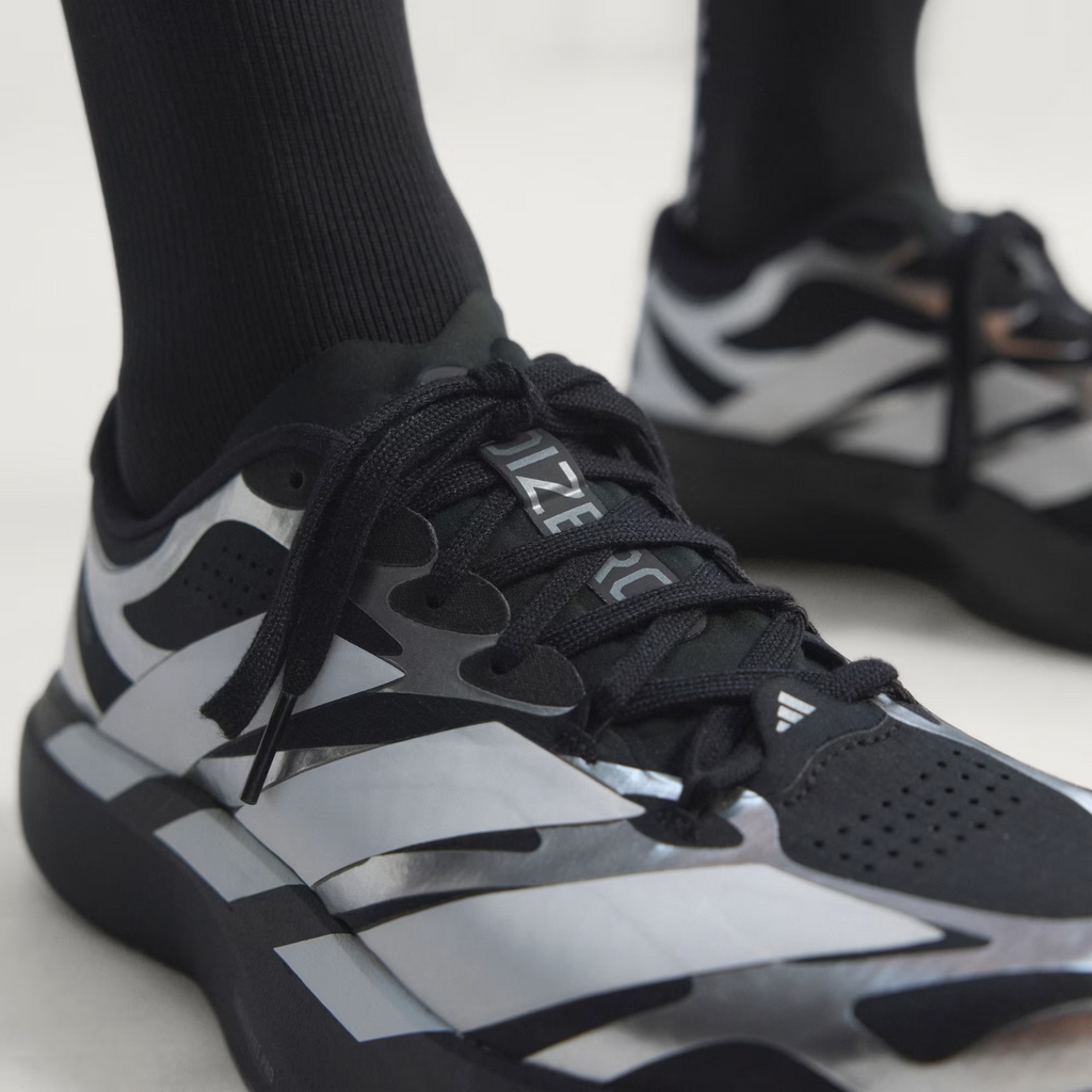 Adidas ADIZERO EVO SL EXO Shoes in Black/Cloud White/Iron Metallic