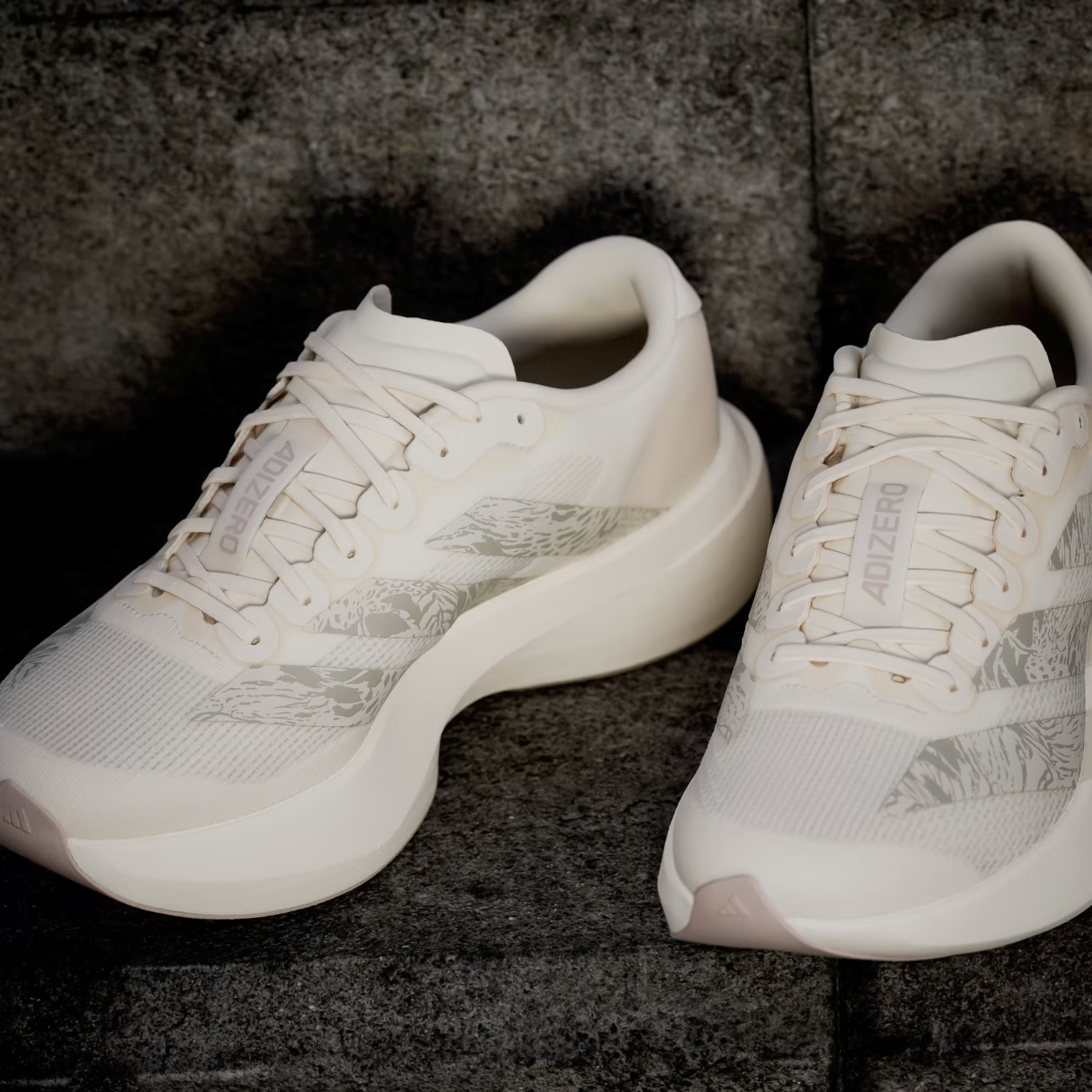Adidas Adizero Evo SL Women's Shoes in Wonder White/Crystal Linen