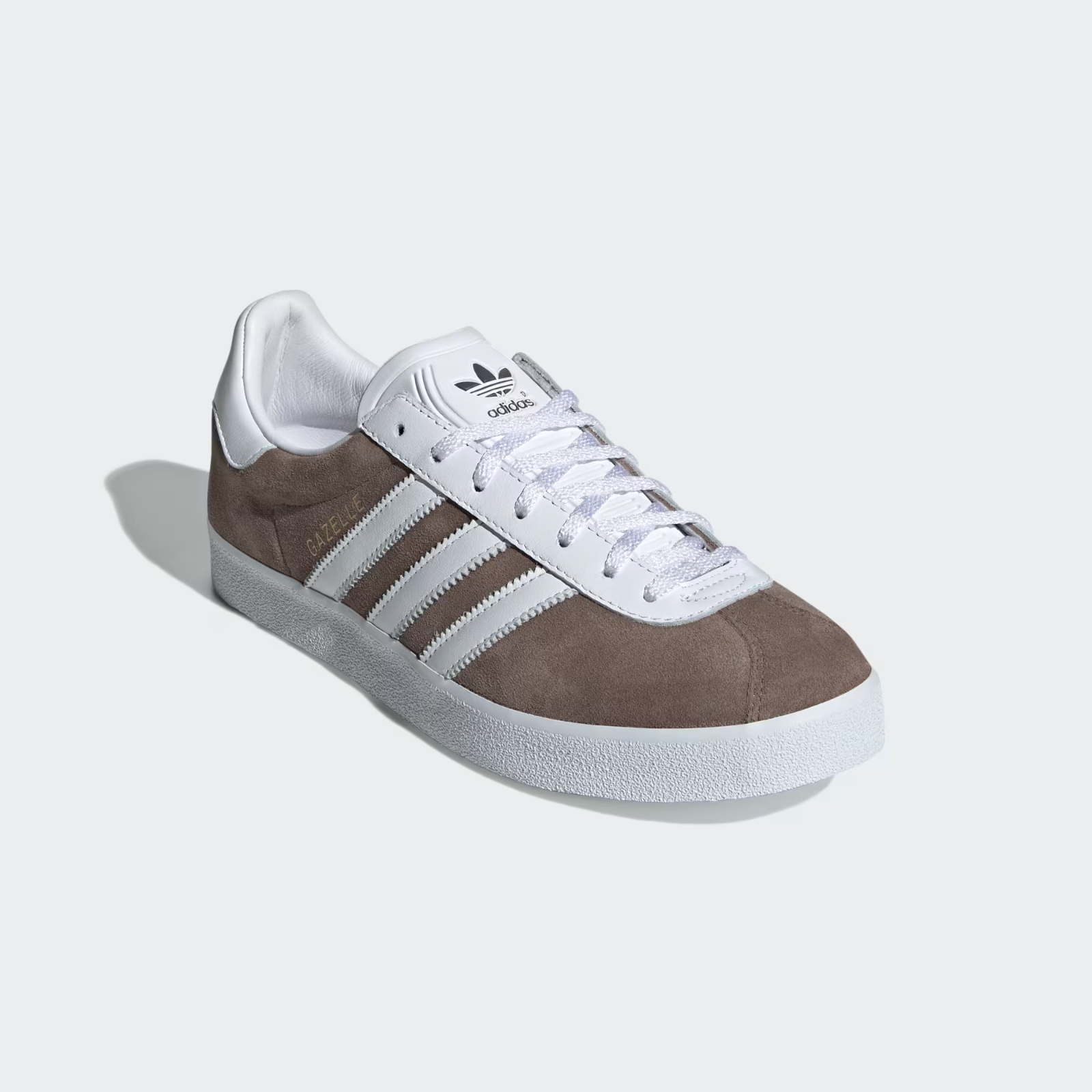 adidas Men's Originals Gazelle 85 Shoes in Earth Strata / Cloud White