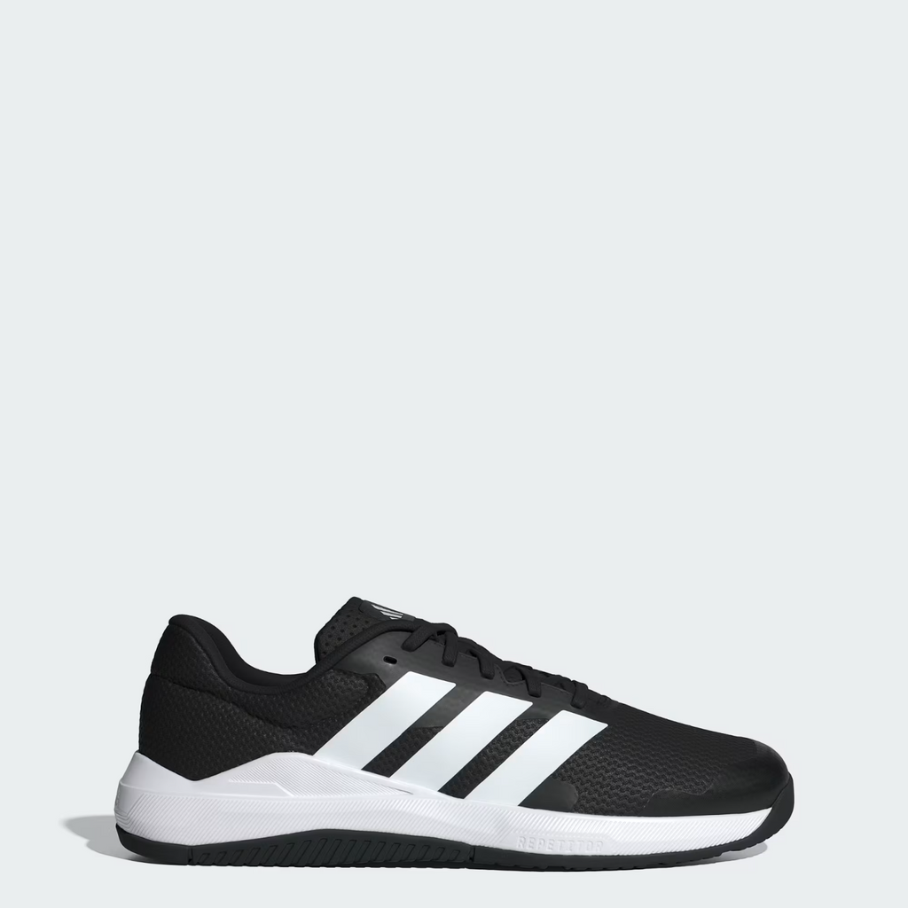 Adidas Gym & Training Dropset Base Trainer Shoes in Black and White