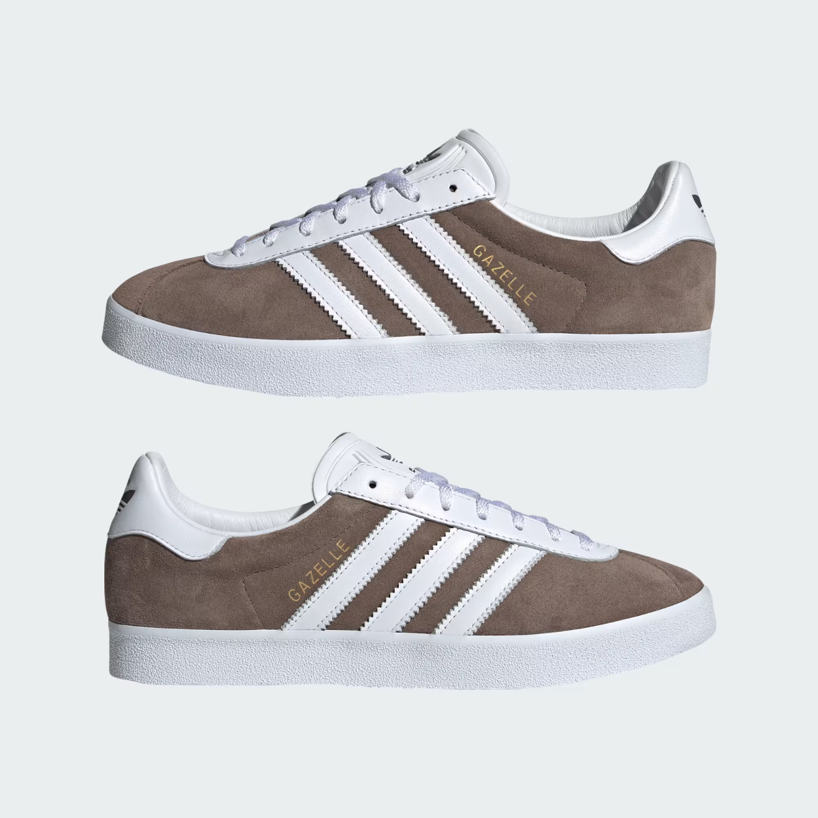 adidas Men's Originals Gazelle 85 Shoes in Earth Strata / Cloud White