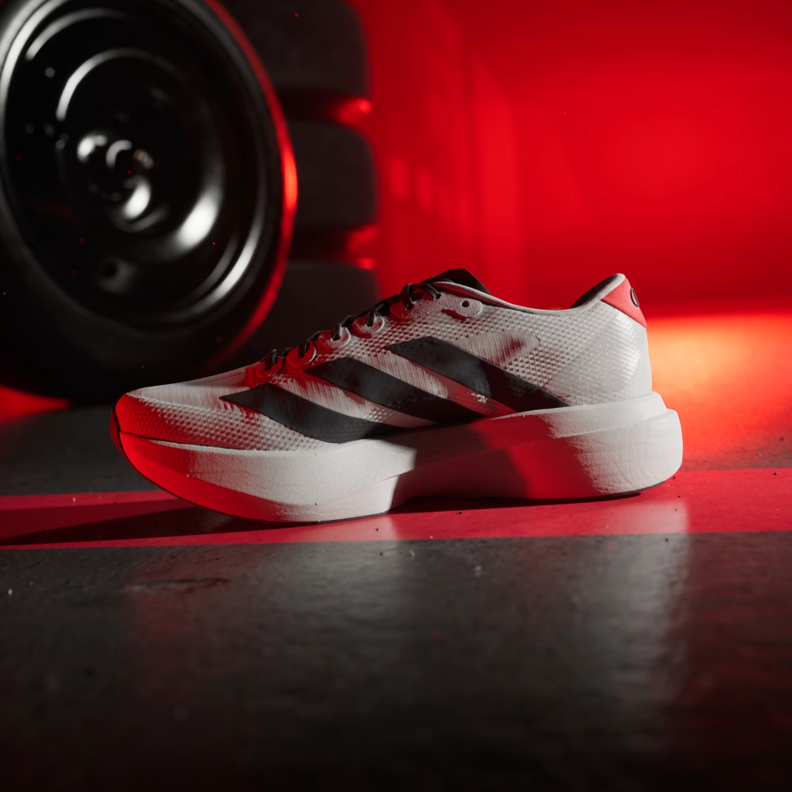 Adidas ADIZERO EVO SL WOVEN AUDI REVOLUT F1 TEAM SHOES in Grey