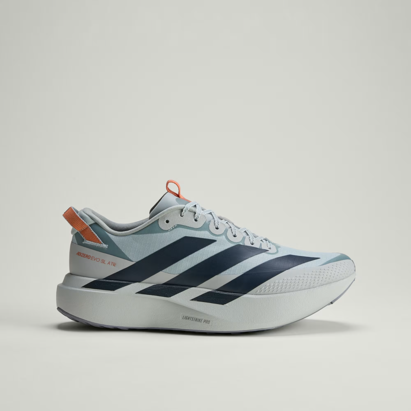 Adidas Adizero Evo SL  ATR Shoes in Wonder Sage/Aurora Ink/Wonder Silver